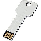 Qinlee USB-Stick 2.0 4G/8G/16G/32GB Schlüsselform Memory Drive Speicherstick Bilddatei/Videodateien/Dokumentendatei Speicher 