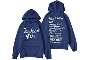 RYSXJLX Gracie Abrams Merch The Secret of Us Tour bluza z kapturem unisex retro moda klasyczna bluza z długim rękawem