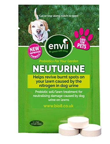Envii Neuturine - Hund Urin Neutralisator Spray Reparaturen Gebranntes Gras Betroffene Dog Urin - 12 Tabletten