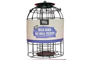 HOMEZONE ® FAT BALL Bird Feeder with Cage Safe Guard Outdoor Cage Proofing for Garden