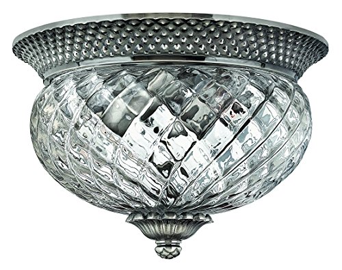 Preisvergleich Produktbild Tellerleuchte 2-flammig Plantation Farbe (Gestell): Nickel antik