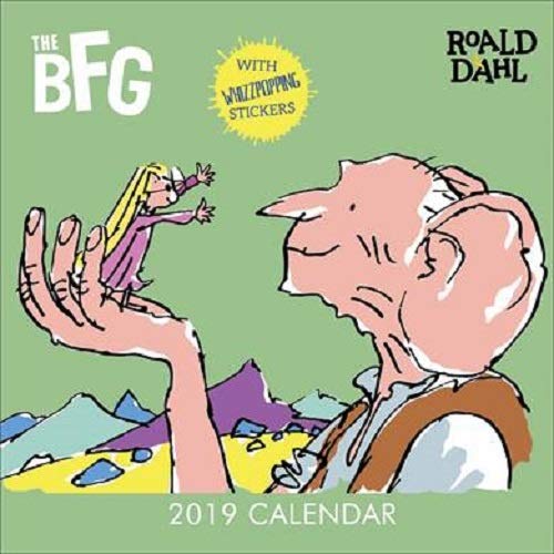Preisvergleich Produktbild Roald Dahl Quadratischer Kalender mit Aufklebern 2019