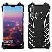 Produktbild Simicoo Huawei P20 Pro Hülle Armor Hybrid Aluminium Metall Slate Bumper Militär Starkes Schraube Hybrid Heavy Duty Schutz Handyhülle für Huawei P20 Pro (Black)