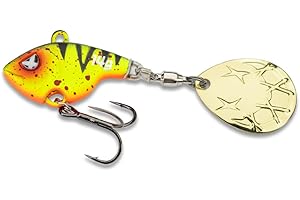 ‎MONKEY LURES Monkey Lures Turbo Lui - 4 Größen, 7 g, 10 g, 14 g, 18 g, Jigspinner, Jig Spinner Kunstköder, Angelköder zum Spinnfischen auf Barsch, Zander und Hecht