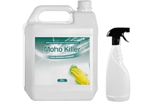 RCOCIO Spray Limpia Moho para paredes, juntas, azulejos, baldosas, baño, suelo, ducha y resto de superficies con humedad/fórmula anti moho quita mancha de humedades limpiador de juntas