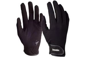 AICTIMO Gants d'équitation Gant équestres Respirant pour Hommes Femmes Super Doux et Confortable
