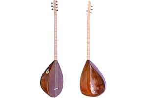 SALA MUZIK Turkish Quality Long Neck Mahogany Baglama Saz For Sale ASL-111
