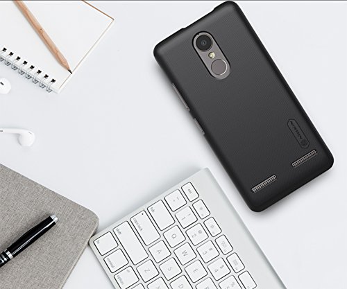 COVO   Alta Tenacidad Frosted PC Funda Carcasa Case Cover Caso con Pantalla Protector para Lenovo K6 Power  Negro 