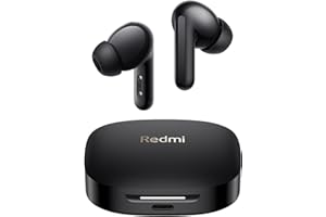 XIAOMI Redmi Buds 6 - Auriculares inalámbrico, cancelación de Ruido, Ligero, 10 Horas de autonomía y 42 Horas con el Estuche de Carga, Bluetooth, Negro (Versión ES)