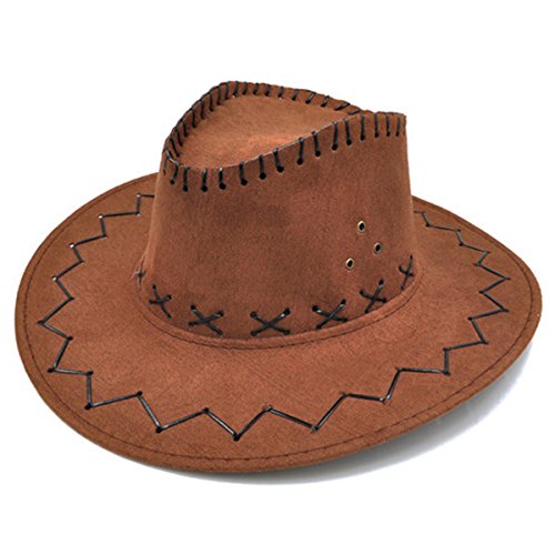 LUOEM Child Cowboy Hat for Birthday Festival Party Favor 6pcs