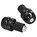 Produktbild Yahee 2 x Motorrad Lenkerenden Lenkergewichte Vibrationsdämpfer Lenker 22 mm aus Stahl schwarz