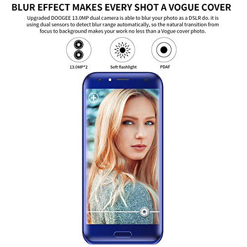 Smartphone Android, DOOGEE BL5000 Dual SIM Telefonia Mobile - 4G 5050 mAh Cellulari in Offerta - 5.5 Pollici HD Sharp Schermo Telefoni con 4GB RAM + 64GB ROM - Doppio 13.0MP Fotocamera Posteriori + 8.0MP Fotocamera Anteriore e Sensore di Impronte Digitali - Blu reviews Smartphone Android, DOOGEE BL5000 Dual SIM Telefonia Mobile - 4G 5050 mAh Cellulari in Offerta - 5.5 Pollici HD Sharp Schermo Telefoni con 4GB RAM + 64GB ROM - Doppio 13.0MP Fotocamera Posteriori + 8.0MP Fotocamera Anteriore e Sensore di Impronte Digitali - Blu
