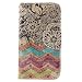 Produktbild Anlike für Samsung Galaxy S5 (5,1 Zoll) Hülle / Handyhülle / Schutzhülle / Ledertasche / Tasche / Case / Cover / Flip Brieftasche / Bookstyle mit Standfunktion Kredit Karteneinschub und Magnetverschluß - Wellenmuster