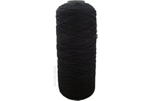 AKxStitch CXC Cross Stitch Thread, Colour Matches DMC, Cotton Floss Cut by Metre (310 Black)