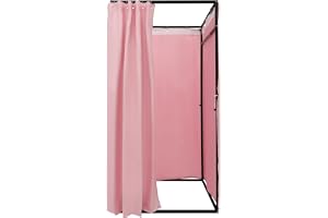 OUKANING Bärbar omklädningsrum 100 x 100 x 200 cm, lastkapacitet 30–35 kg, rörligt omklädningsrum fristående, avtagbar och og