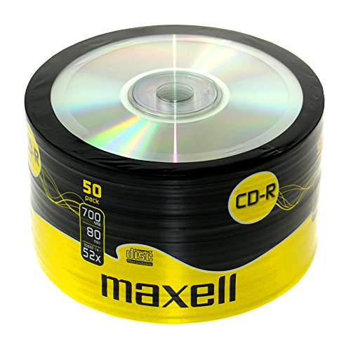 Maxell 624036 CD-R 80 XL Rohlinge (52x Speed, 700MB, 50er shrink)