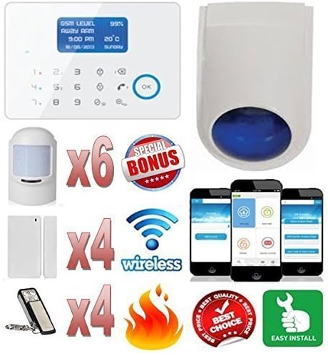 Best *Direct Call/Text Alerts to Your Mobile* Wireless &amp; Pet Friendly Burglar Alarm System &amp; Fire Alert. Perfect Alarm for your Home, Caravan, Boat &amp; Outbuilding.. Plus FREE iPhone &amp; Android Alarm App