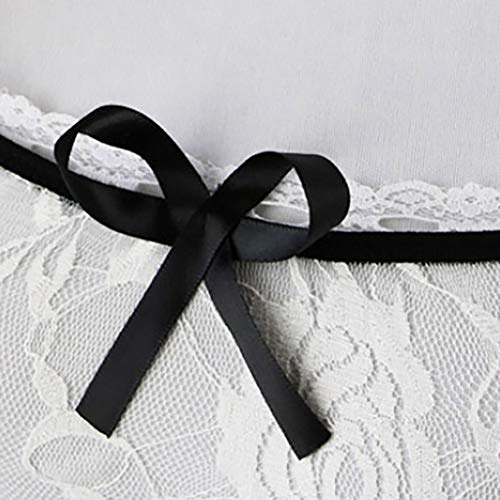 WWricotta Maid Women Sexy Lingerie Sexy Underwear Lovely Female Lace Bow Erotic Sleepwear