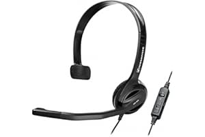 Sennheiser PC 131 Micro-Casque PC multimédia analogique connecteurs carte son Noir