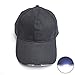 Produktbild LED Baseball Cap, Unisex Baseball Kappe Herren Damen Hüt mit 5 LED Lights für Draussen, Sport, Reisen oder auf Party Club Bar - Schwarz