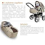 Bergsteiger Rio Kombikinderwagen + Softtragetasche + Wickeltasche (10 – Teile; 8 Farben) - 7