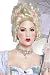 Produktbild Yourdesignerz Rokoko Perücke Damen weiß blond one size im retro vintage Style