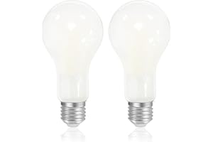 FLSNT E27 Screw Bulb 200 W ekwiwalent, A70 LED Filament Edison Screw Bulb, żarówka 18 W, 3000 LM Super Bright 4000K Cool White, nieściemnialne, Frosted Glass, opakowanie 2 szt