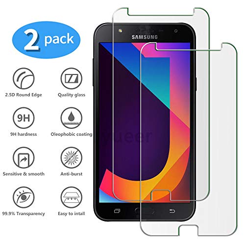 yueer Samsung Galaxy J7 Core/J7 Neo Verre Trempé,[sans Bulles] [Dureté 9H] [Anti Rayures] [Haut Définition] pour Protection écran Samsung Galaxy J7 Core/J7 Neo.