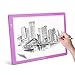 Produktbild Stone TH Rosa LED Leuchttisch A4 Leuchtkasten Leuchtplatte Zeichnen Zubehör Einstellbare Helligkeit LED Handwerk Tracing Animations Tattoo Quilting Leuchttisch mit USB Kabel
