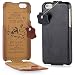 Produktbild PCARO® Smooth Jazz Echtleder Hülle für Apple iPhone X - Handmade (Rindsleder) Leder Tasche in Cognac - Ledertasche - ORIGINAL Cover