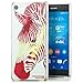 Produktbild Zanasta Designs Schutzhülle Sony Xperia Z3+ Hülle Case Slim Cover mit Motiv Red Zebra