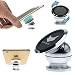 Produktbild mobilefox® Kugelkopf Halterung Handyhalter magnetisch 360° Huawei Ascend P7 Mate 7/8/9/S Silber