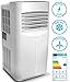 Produktbild Mobile Klimaanlage | Klimagerät | Monoblock mobiles Klimagerät | Klima | 9000BTU | 24Liter/Tag Raumentfeuchter | Ventilator | 2600Watt | 2 Stufen | mit Abluftschlauch (Klimaanlage mit Abluftschlauch)