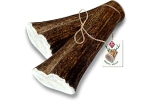 ChronoBalance XS Asta de Ciervo para Perros, 100% Naturales Piezas Enteras, Palillo Masticable, Juguetes para Perros, Tratar Cuidado Dental, Sin Aditivos, Larga Duración, Conjunto de 2