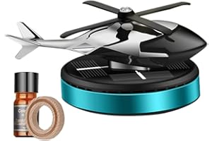 HADAVAKA Solar Cessna Aircraft With Unique Fragrance Car Air Fresheners Ornaments, Aircraft Shaped Car Decoration, For Car Office Home (Blue)