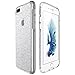 Produktbild VemMore iPhone 7 Plus Hülle, iPhone 8 Plus Hülle Handyhülle Transparent Glitzer Flüssig Liquid [2 in 1] Ultra Dünn Slim Soft TPU Case Glitter Bling Silikon Gel Bumper Protective Schutzhülle Crystal Clear Durchsichtig Etui Case Cover Kratzfeste Tasche - Silber