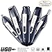 Produktbild 5 in 1 Multi Bartschneider Set, Nasenhaartrimmer Augenbrauen Trimmer Haarentferner Gesicht Body Hair Trimmer und Präzisions Barttrimmer, Herren Grooming Kit mit USB-Ladeanschluss - Grau
