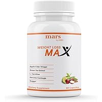 Mars By GHC Fitness Supplement with Apple Cider Vinegar, Garcinia Cambogia, Green Tea Extract, L-carnitine & Guggul…