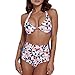 Produktbild friendGG Damen Floral Print Bikini Set Schwimmen Badeanzüge Badeanzug Badeanzug