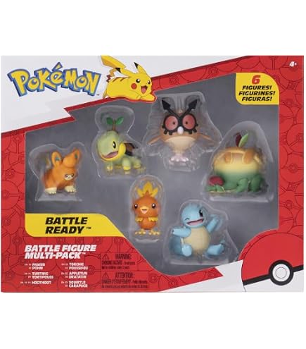 Set Of 4 Funko POP! Pokémon - Pikachu, Bulbasaur, Charmander & Squirtle | PokeMANIA