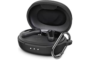 FTRONGRT Silikonowa obudowa do słuchawek Bluetooth dla Anker Soundcore Life P2 Mini etui, odporna na wstrząsy, kompatybilna z Anker Soundcore Life P2 Mini słuchawki Bluetooth. Czarny