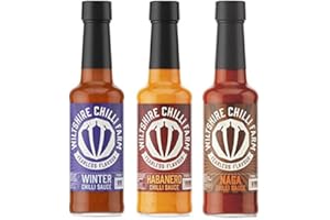 Wiltshire Chilli Farm Winter, Habanero and Naga Hot Chilli Sauce Set(Pack of 1)