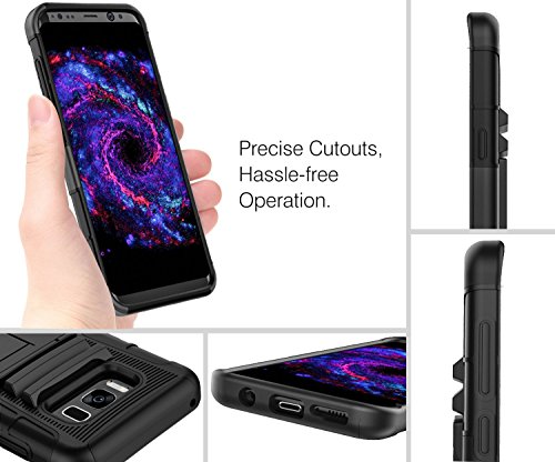 MoKo Samsung Galaxy S8 Funda - Cuerpo de la Resistente Funda Giratoria con Clip de la Correa Resistente Choque de Doble Capa para Samsung Galaxy S8 2017 5 8 Pulgadas Smartphone Negro reviews MoKo Samsung Galaxy S8 Funda - Cuerpo de la Resistente Funda Giratoria con Clip de la Correa Resistente Choque de Doble Capa para Samsung Galaxy S8 2017 5 8 Pulgadas Smartphone Negro