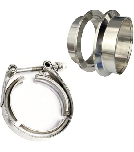 DOCAS 2 stuks 63,5 mm (2,5) snelsluiting V-bandklem