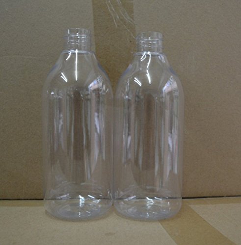 asentechuk® 3 x 500 ml transparent Kunststoff Lotion Pumpe Flasche mit Spender Pumpe Shampoo Flasche - 3