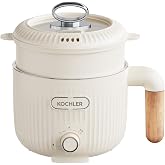 Kochler &Ccedil;ok Ama&ccedil;lı Elektrikli Tencere | 600W | 1.6L | Buharlı ve Yağda Pişirme &Ouml;zellikli -JJ18B-1