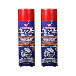 UE Premium Throttle Body & Intake Cleaner Spray - 500 ML (Pack of 2)