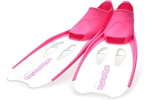 AQUAZON Pinne Flipper, Pinne da Snorkeling, Pinne da Immersione, Pinne da Nuoto per Bambini, Ragazzi, Adulti per Lo Snorkeling e Il Nuoto in Colori alla Moda
