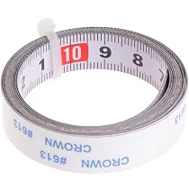 Ruble Métrique Autocollant TopHomer - Bande Mesure 0-3m Acier