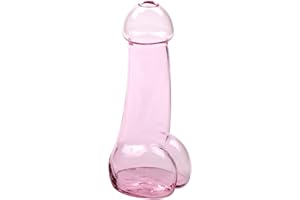 MISNODE Lot de 4 verres à vin rose de 16 cm, verre à cocktail créatif en cristal élégant, verre à vin en forme de tige, verre à vin amusant cadeau surprise